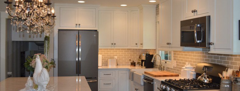 Remodeled kitchen cabinetry